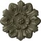 Ekena Millwork Emery Leaf Ceiling Medallion, Hand-Painted Painted Turtle, 7 5/8"OD x 1"P CM07EMPTF - alternate 1